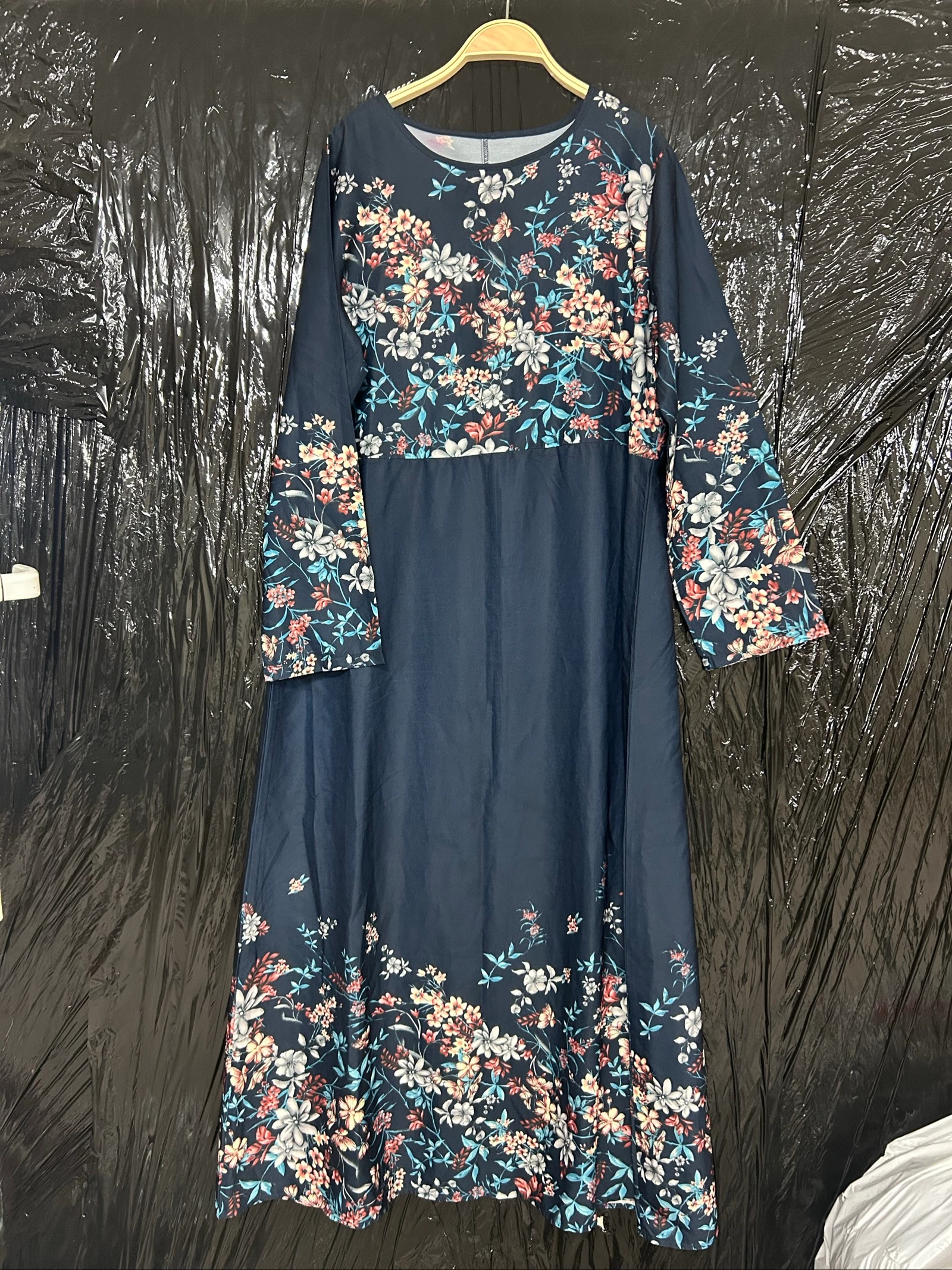 Vestido largo floral 